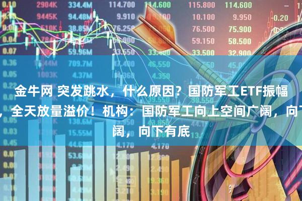 金牛网 突发跳水，什么原因？国防军工ETF振幅超3%，全天放量溢价！机构：国防军工向上空间广阔，向下有底